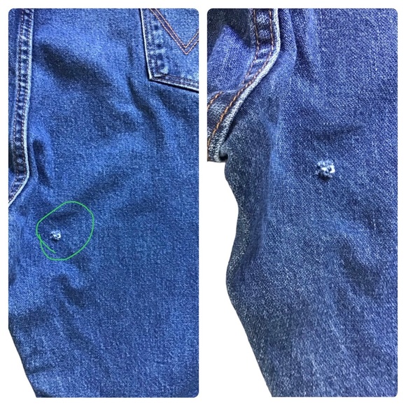 WRANGLER® COWBOY CUT® ORIGINAL FIT JEAN IN STONEWASHED Size W44 X L32” NWOT FLAW - Picture 14 of 16